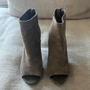 Joie suede open toed ankle booties - 36.5